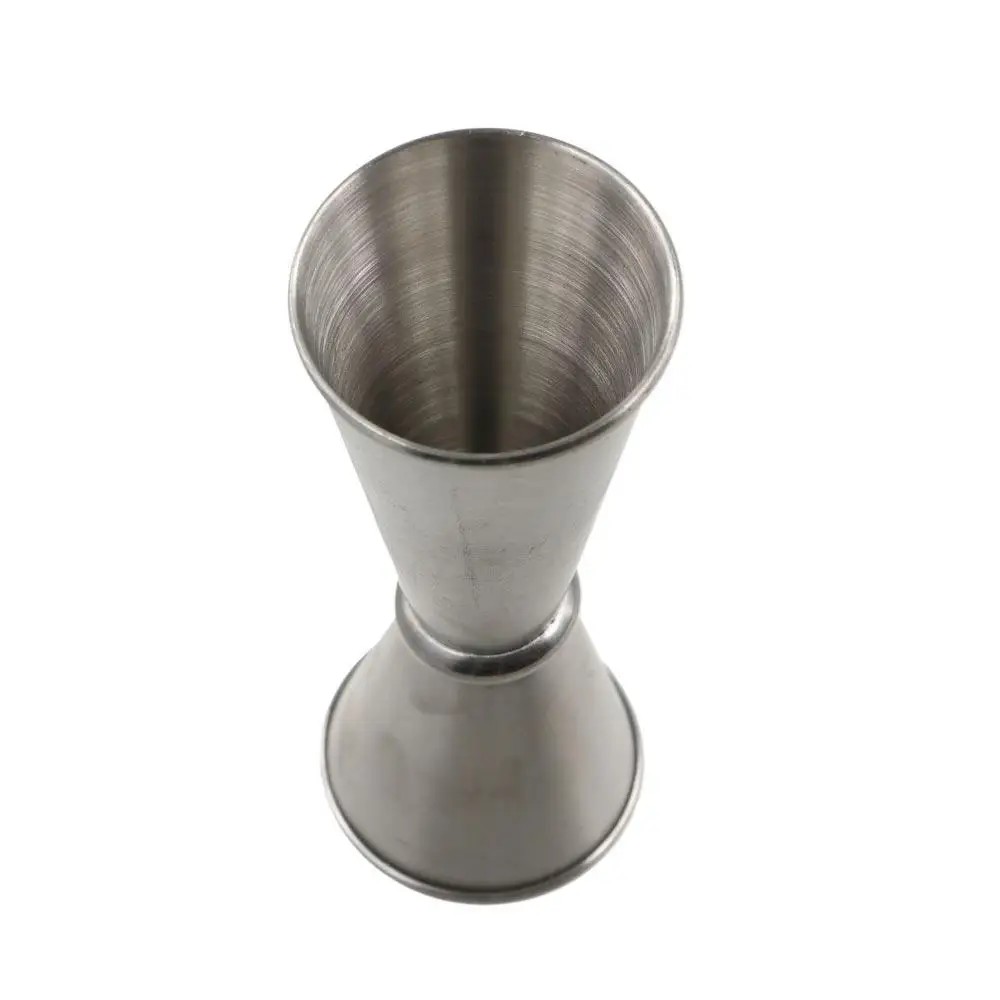 Dual Shot Stainless Steel Measuring Cups Rolled Cup Edge 15/30 25/50 20/40ml Cocktail Jigger Surface Smooth Polished Ounce Cup