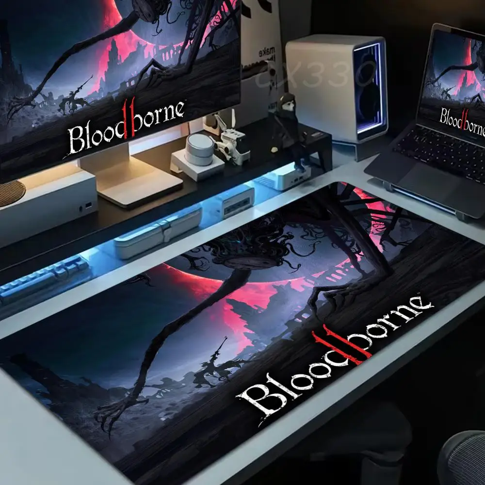 

Bloodborne Mouse Pad Large Computer Mousepad Office 1000x500mm XXL Pc Gamer Non-slip Rubber Keyboard Deskmat