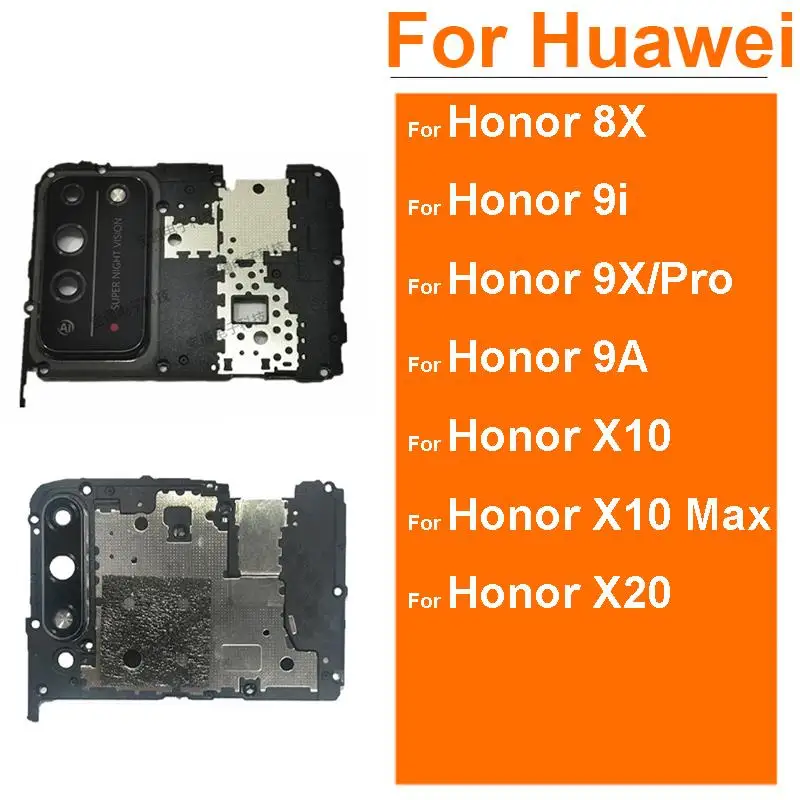 Mainboard Frame Cover For Huawei Honor 8X 9X Pro 9A X20 X10 Max Back Motherboard Antenna Cover Small USB Board Reapir Parts