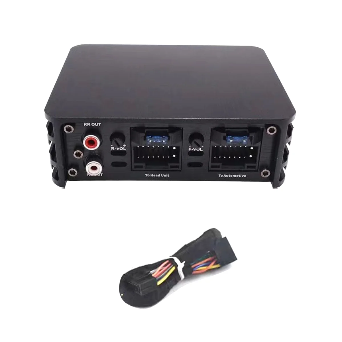 For Car Android Radios Professional DSP Amplifier Audio Stereo 4X80W High Fidelity Power 4-Way