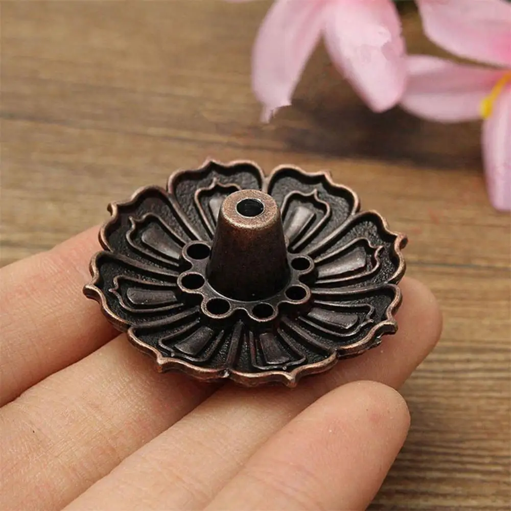 Vintage 9 Holes Stick Cone Incense  Fragrance Plate Aromatherapy Craft Incense Holder Buddhist Supplies
