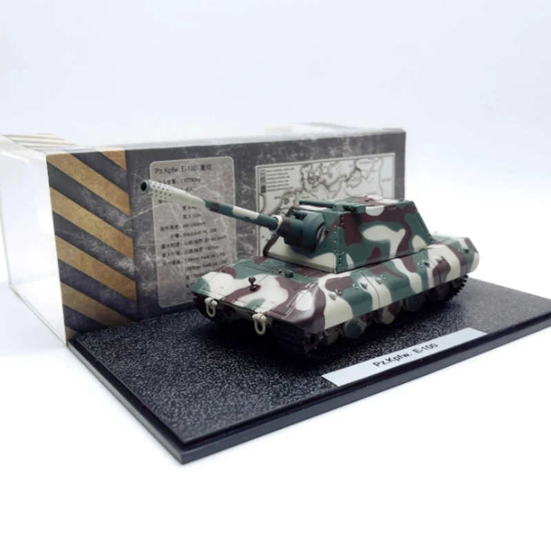 

Diecast 1:72 Scale Pz.Kpfw. E100 Tank Alloy German Tank Model Finished Simulation Collection Decoration Gift Toys Static Display