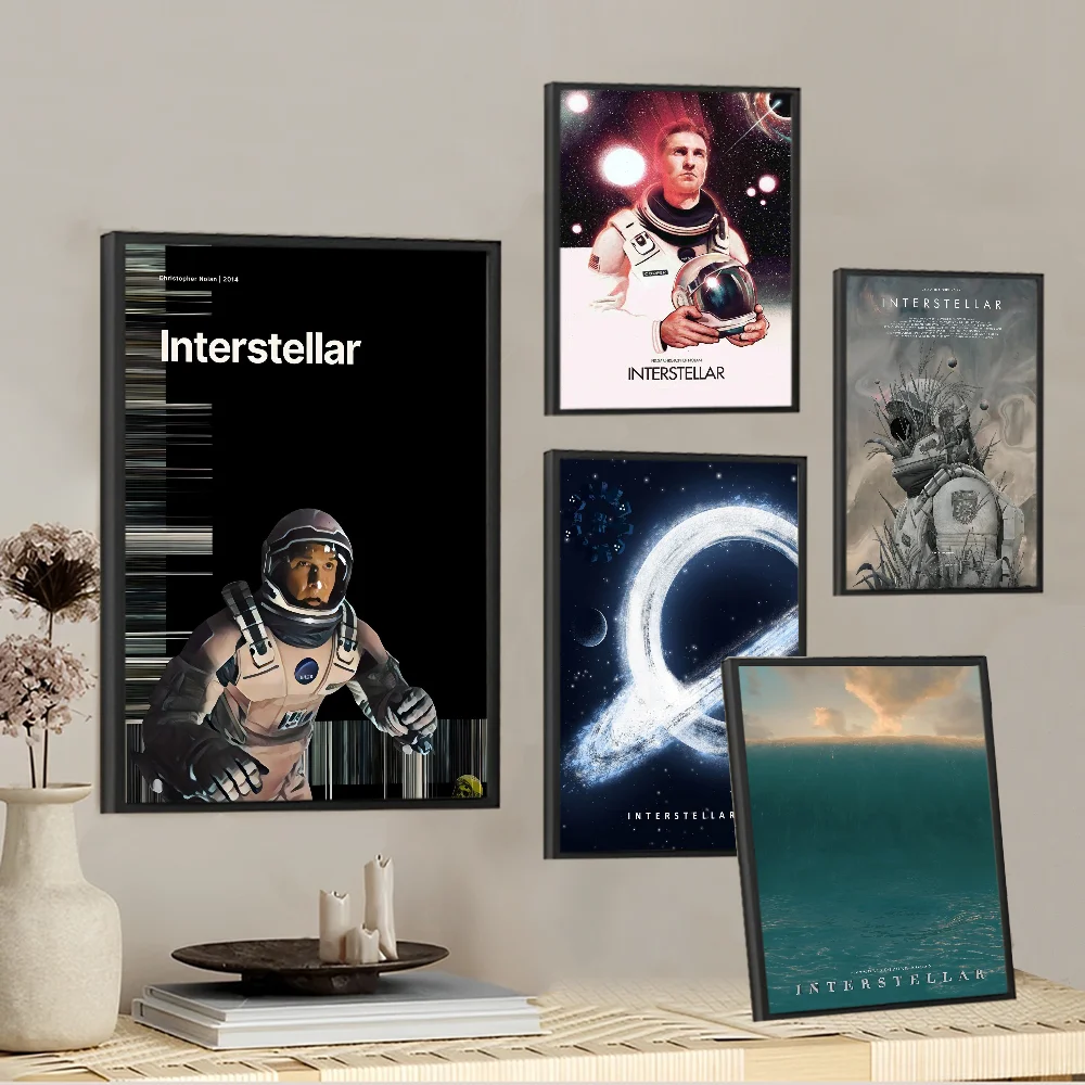 Hot Movie Interstellar Whitepaper Poster HD Quality Poster Wall Art Painting Study Room Wall Decor