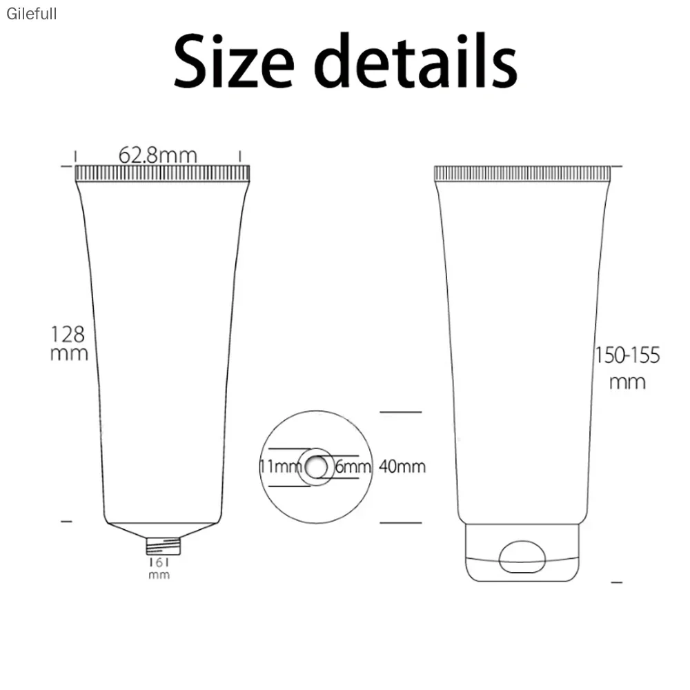 10pc 100ml Matte Brown Plastic Squeeze Bottle Empty 100g Cosmetic Soft Tube Facial Cream Packaging Container Frost Free Shipping