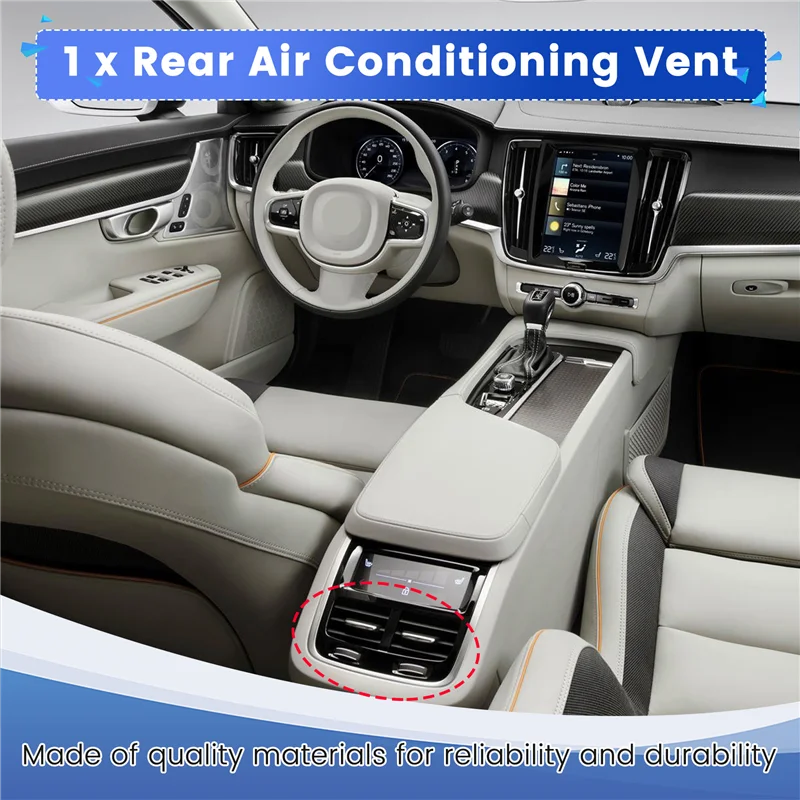 

A32Z-31365121 Car Rear Air Conditioning Vent For Volvo XC90 V90 S60 31469682 31365121