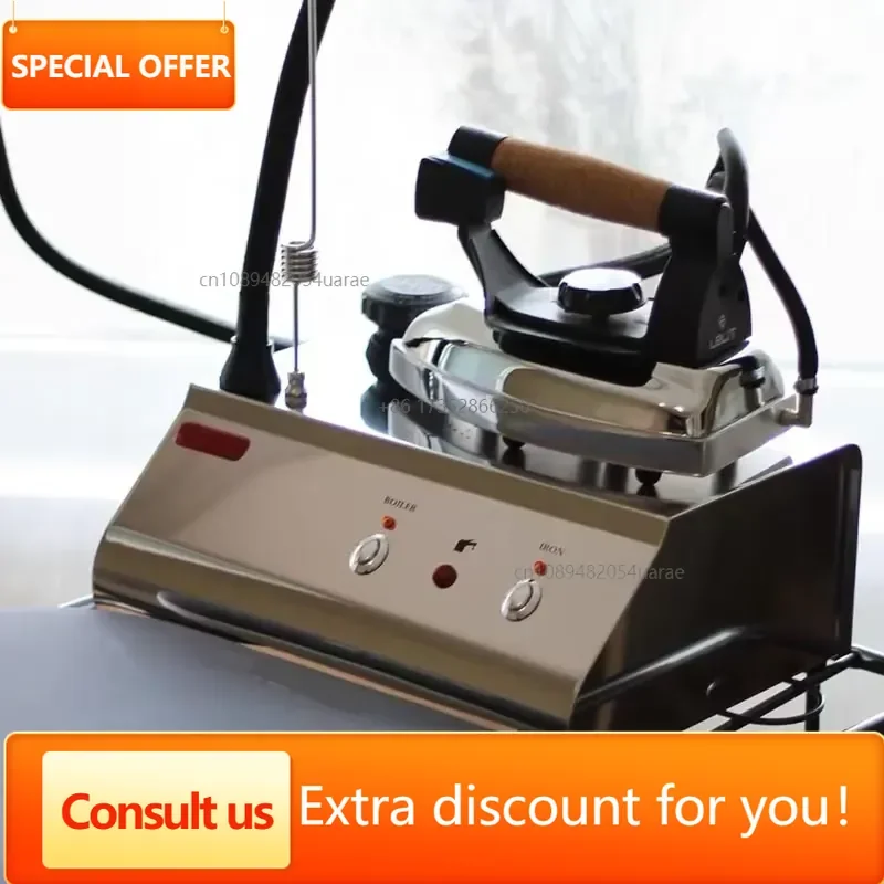 Commercial Stainless Steel Steam Iron Station Continuous Steam Garment Ironing Equipment