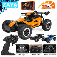 2.4G RC Drift Car 1/16 High Speed 20KM/H 2WD Off-road Remote Control Cars with LED Light Climbing Vehicles Mini Racing Car Toys