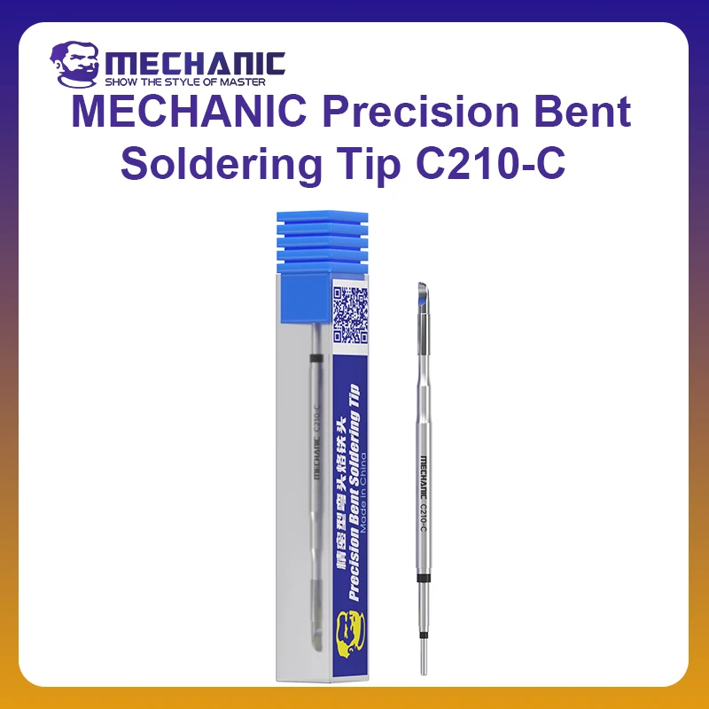 MECHANIC OFFICIAL C210-C Precision Combo Soldering Iron Tip 2s Rapid Heating High Power Mobile Phone Motherboard PCB Repair Tool