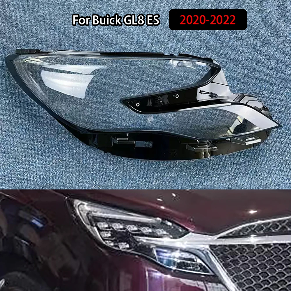 

For Buick GL8 ES 2020-2022 Headlamp Cover Transparent Lamp Shade Shell Lens Plexiglass Replace Original Lampshade