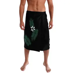 Abito a portafoglio estivo da uomo grembiule Casual da spiaggia hawaiano stile isola polinesiana abito a portafoglio personalizzato Lavalava Ie Faitaga