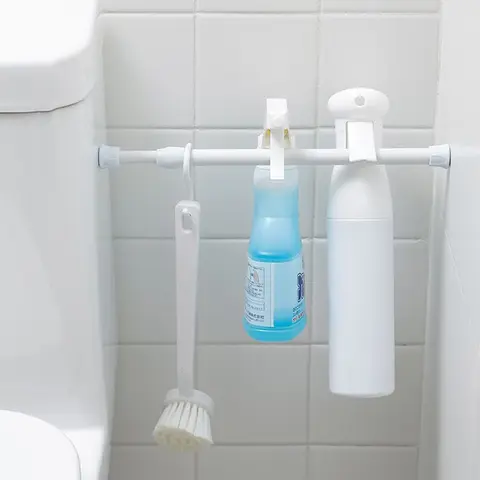 30-90cm Multifunctional Curtain Rod Without Drilling Small Tension Rod Telescopic Curtain Stick Extendable Curtain Rods YLG001