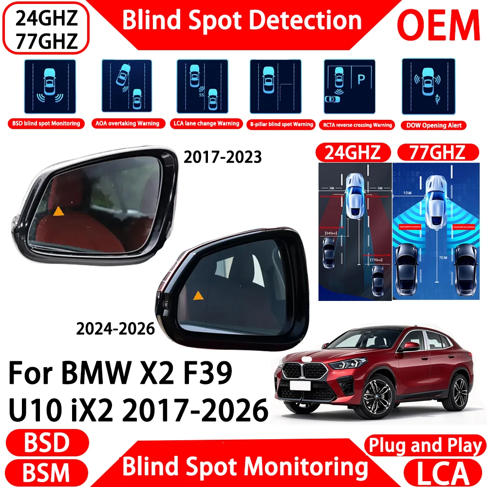 Millimeter Wave Radar Blind Spot Warning - BMW X2 F39 U10 iX2 (2017-2026)용