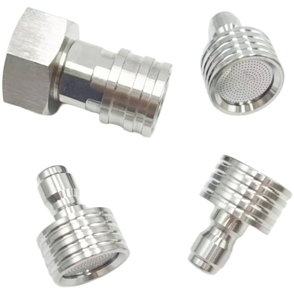 

Насадки для мойки высокого давления для мягкой насадки для душа с быстроразъемным разъемом 1/4 дюйма, спринклер для мытья посуды из нержавеющей стали