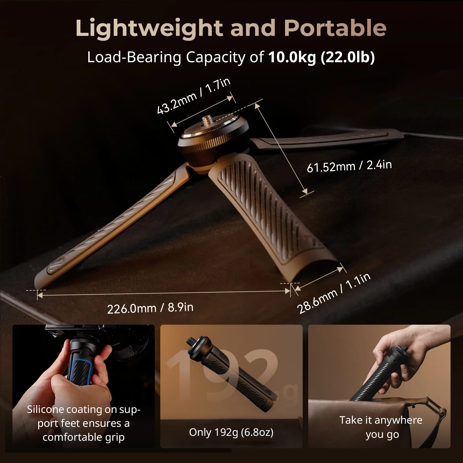 smallrig-mini-quick-release-tripod-aluminum-universally-compatible-with-1-4-20-screw-mount-for-stabilizers-camera-cage-4117