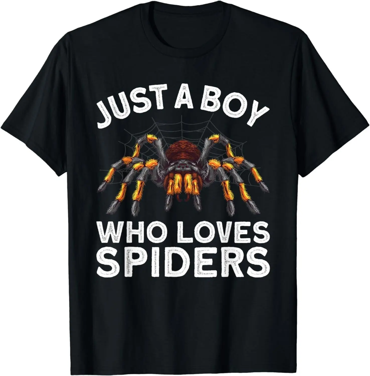 

Cute Spider For Men Boys Spider Web Tarantula Arachnid Gift Unisex T-Shirt