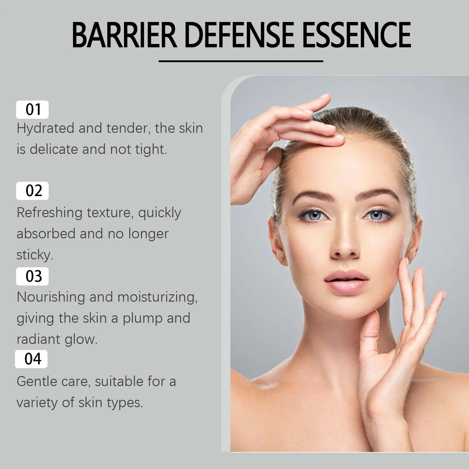 مصل ترطيب الحلزون المضاد للشيخوخة - موازنة الزيت، شد المسام، مغذي للبشرة المشعة والناعمة