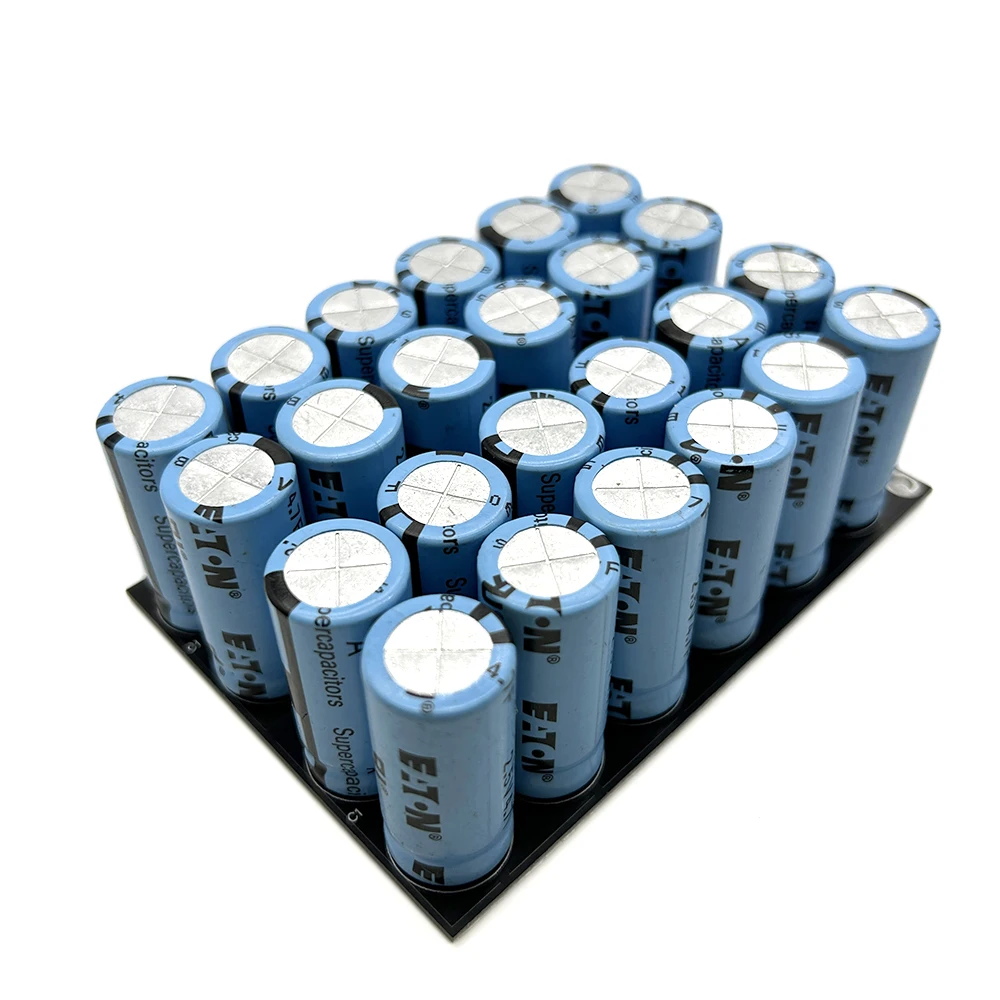 1Set ETN 60V0.2F Series Connection Bank Large Current 2.5V4.7F 24Pcs Automobile Rectifier Module For Backup Power Supply