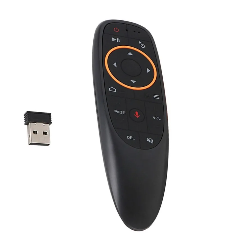 Control remoto de aire G10S con voz y giroscopio inalámbrico 2.4G para H96 MAX X88 PRO HK1 Q5 Android TV Box X96 DQ03 H98 Mini TV Stick 5