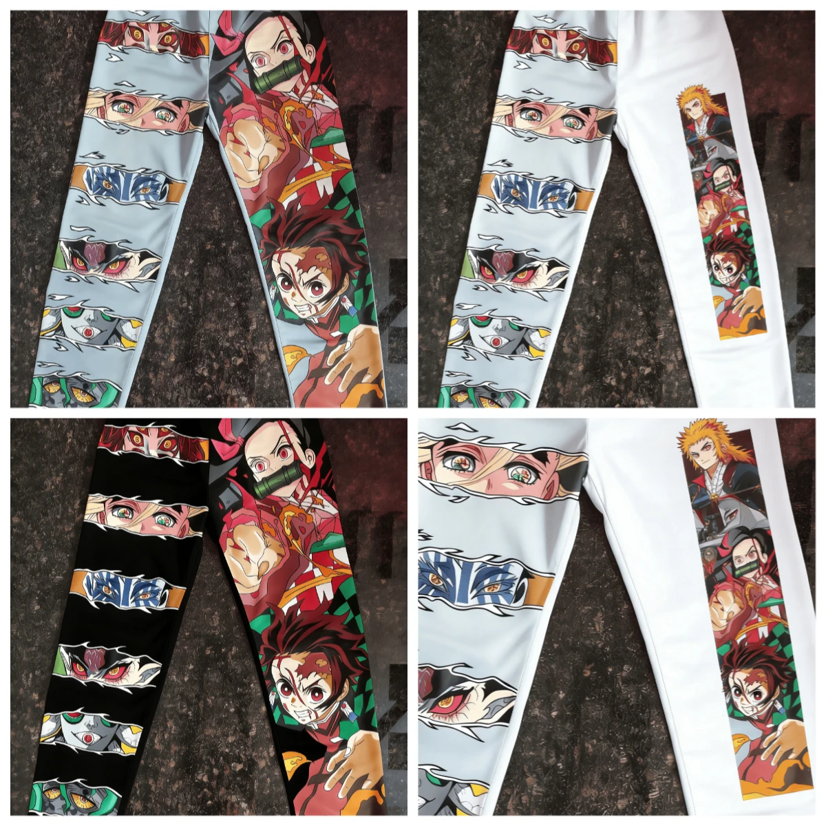 3D-gedruckte Demon Slayer Faction Showdown Cosplay-Shorts für Erwachsene und Kinder – Lange Hosen für Conventions und Bühnenauftritte!