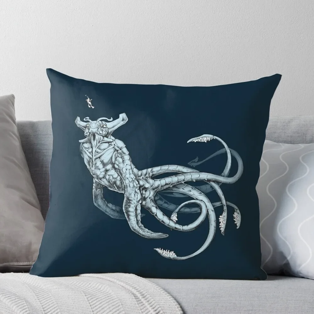 Sea Emperor Transparent Throw Pillow Pillow Cases Room decorating items