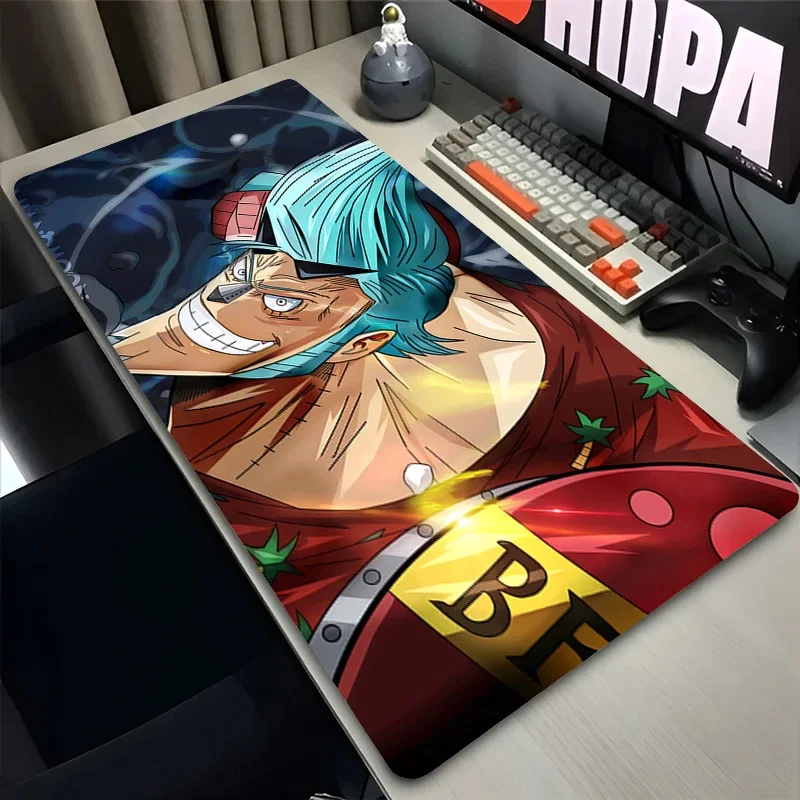 XXL ماوس الوسادة الكمبيوتر سرعة نوع السجاد حصيرة O-one P-piece Franky لمشغلات الرياضة الإلكترونية الكمبيوتر المحمول لوحة المفاتيح ماوس مكتب عمل حصيرة