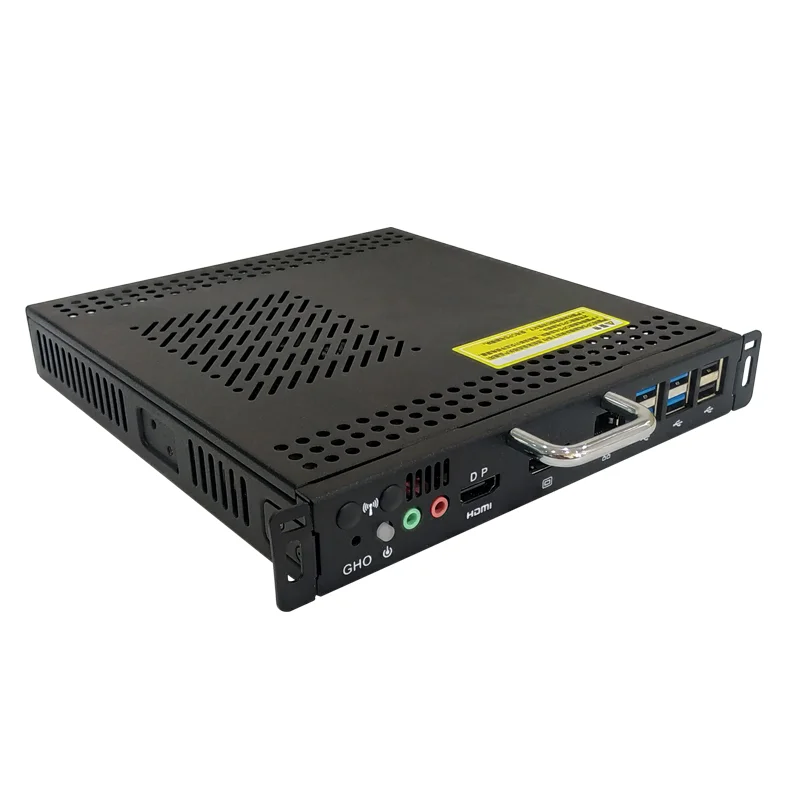 TexHoo-OPS Mini computador PC, Intel Core i5, Processador 12450H, Windows 11 Pro, SSD DDR4, Conferência Ensinar Tela, Host Builtin, 30 milímetros