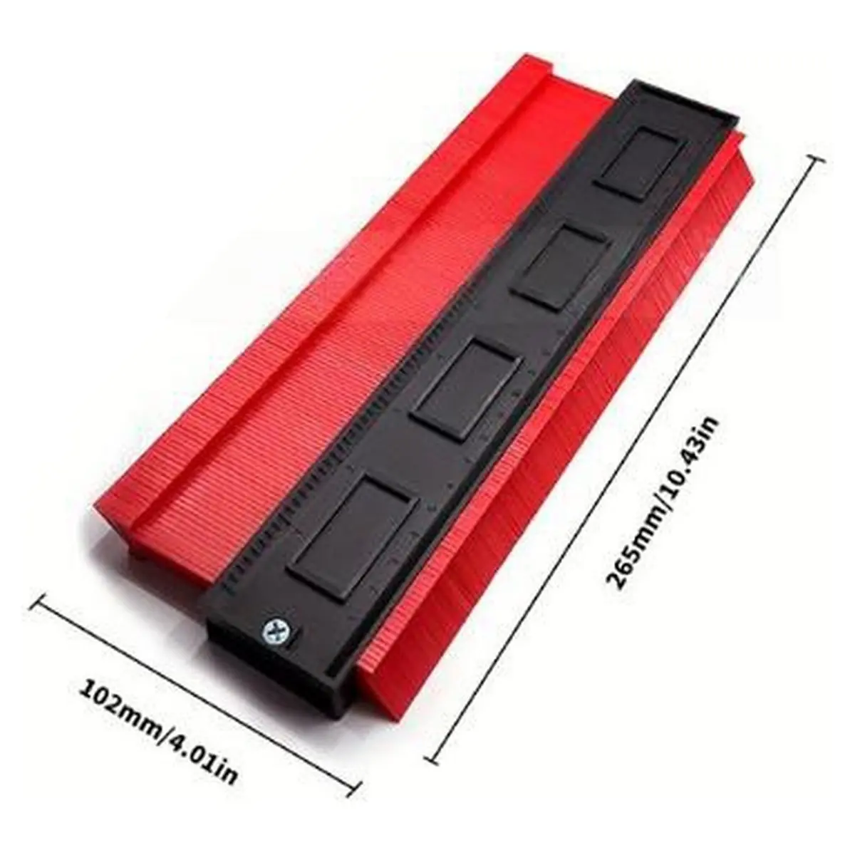 Winter Essential Shape Profile Copier, 10-Inch Profile Measuring Tool for Tile, Composite Flooring, and Plastic Profile Copier R