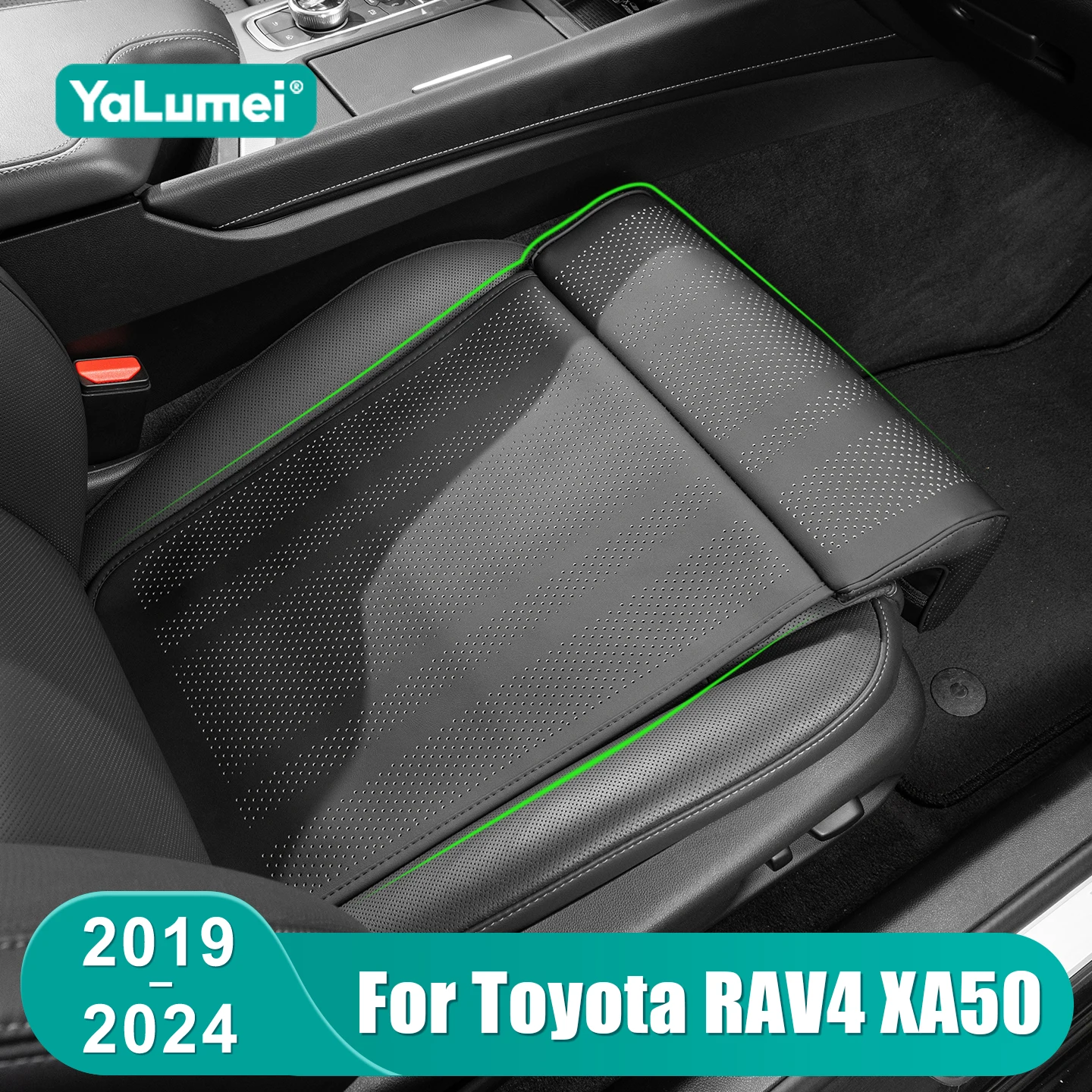 

For Toyota RAV4 XA50 2019 2020 2021 2022 2023 2024 Hybrid Leather Car Leg Support Pillow Cover Memory Foam Accessories