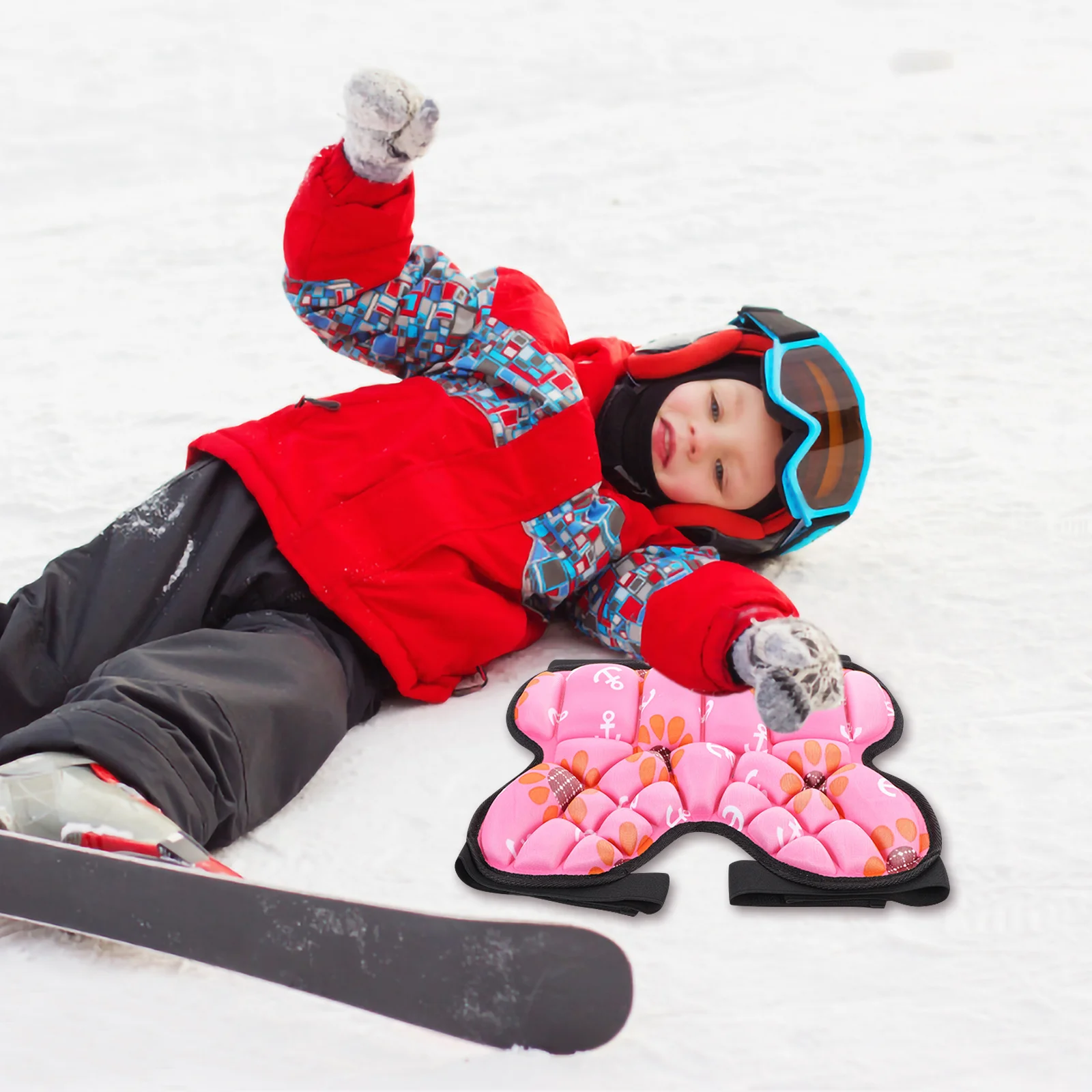 

1 шт., защита бедер от падения, дышащая подкладка, защитное снаряжение для катания на лыжах, коньках, сноуборде, езды на велосипеде, горного велосипеда, скоростного спуска