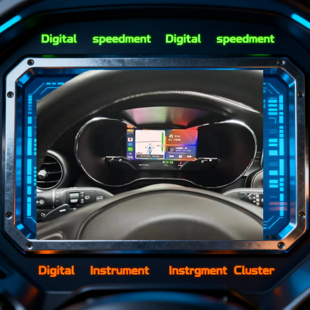 

LCD Speedometer Dashboard For Mercedes Benz C E Class W204 W205 W212 W207 2008-2018 Virtual Instrument Digital Cluster CockPit