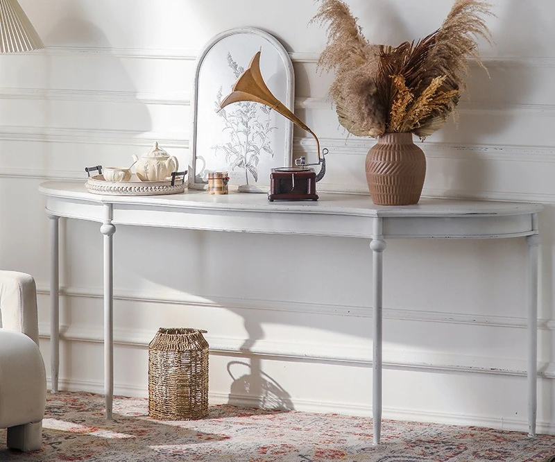 

Французский романтический спальный туалетный столик в стиле ретро, лофт, входная платформа из кованого железа в индустриальном стиле, корпус для коридора виллы