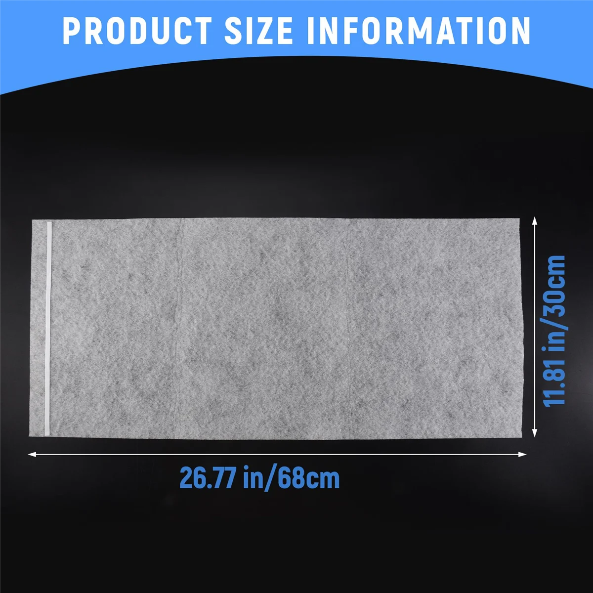 5 ชิ้น 68X30 เซนติเมตรไฟฟ้าสถิตผ้าฝ้ายสําหรับ Mi Air Purifier Pro/1/2 Universal เครื่องฟอกอากาศกรอง Hepa Filter คุณภาพ