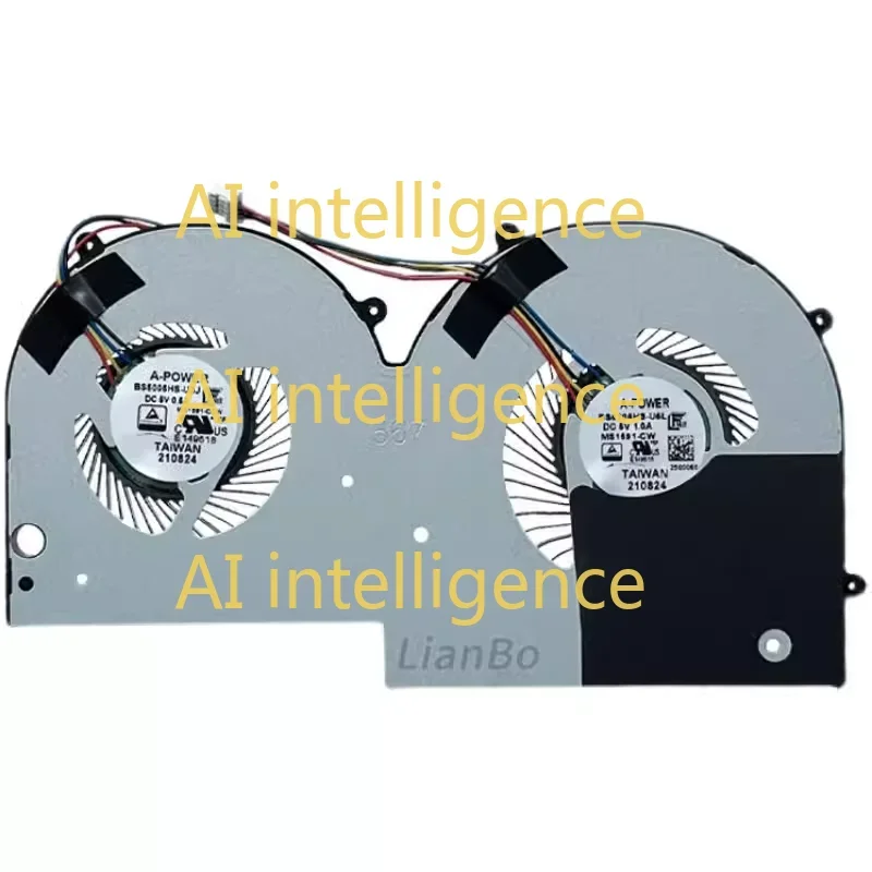 Original for MSI Summit E16 MS-1591 COOLING FAN BS50050HS-U3J BS5205HS-U5L