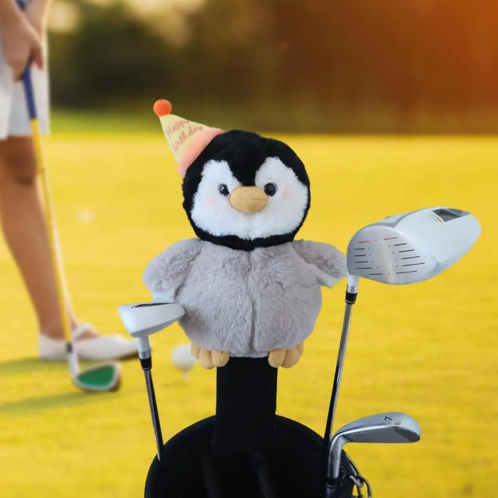 

Golf Wood Head Cover Plush Protector Golfer Gift Soft Lovely Cartoon Equipment