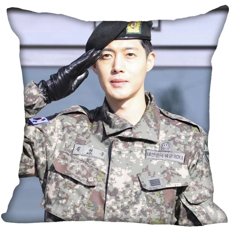 New Kim Hyun Joong Kpop fodera per cuscino camera da letto Home Office federa decorativa federe per cuscini con cerniera quadrata Satin Soft No Fade