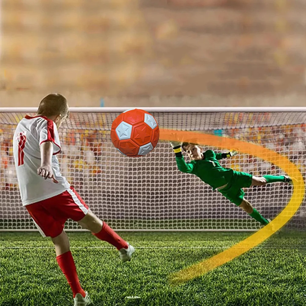 Esporte curva bola de futebol para meninos e meninas, bola de futebol, brinquedo do futebol, bola do pontapé, perfeito para jogo ao ar livre e indoor, grande presente