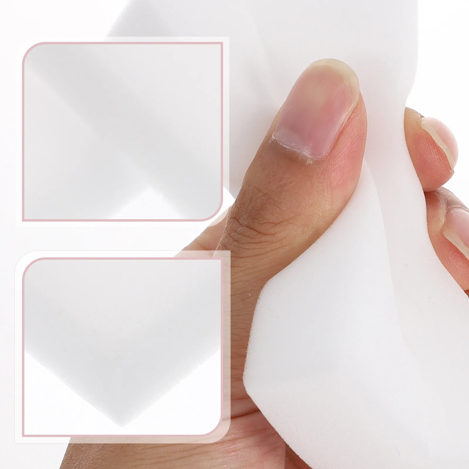 

8pcs High Density Sponge Block 10x6x2 cm White DIY Felting Sponges Portable Crafts Materials Heat Shrinkable Accessories Soft