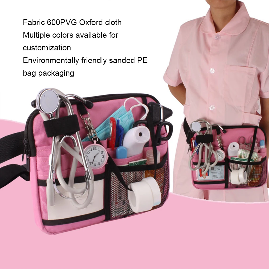 

Versatile Nurse Waist Bag With Fashionable And Multiple Color Options And Buckle Belt Is Convenient purple