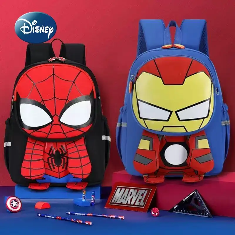 

Disney New Boy's Schoolbag Cartoon Cute Boy Backpack Fashion Trend Kindergarten Boy Schoolbag Personality Light Large Capacity