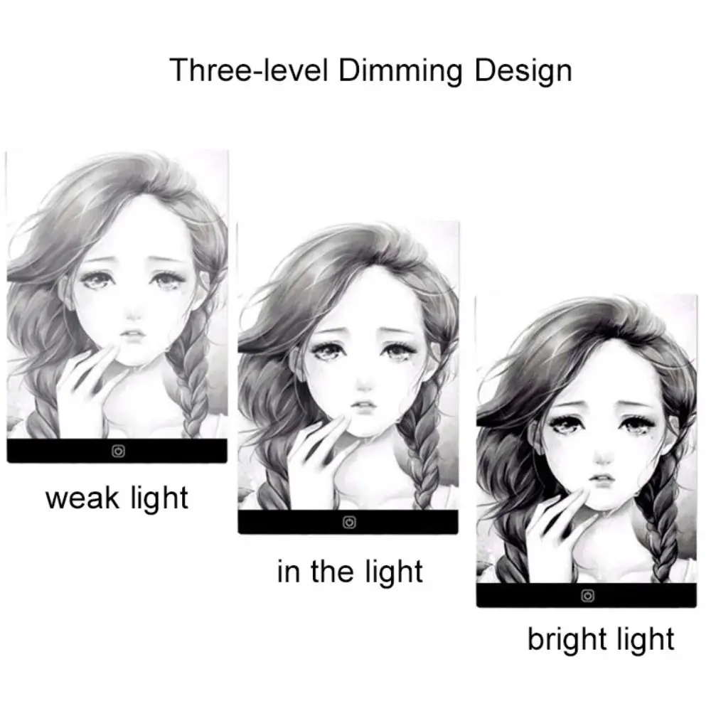 New A4/A5 Drawing Copy Pad Board Adjustable 3 Level Dimmable Animation Painting Pad Creative Educational Toys Led Light Pad