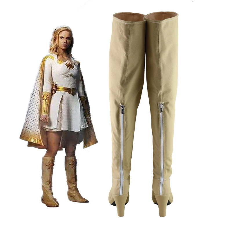 Chaussures de Costume de Cosplay Starlight The Seven Annie janvier, bottes de fête de carnaval Anime Halloween