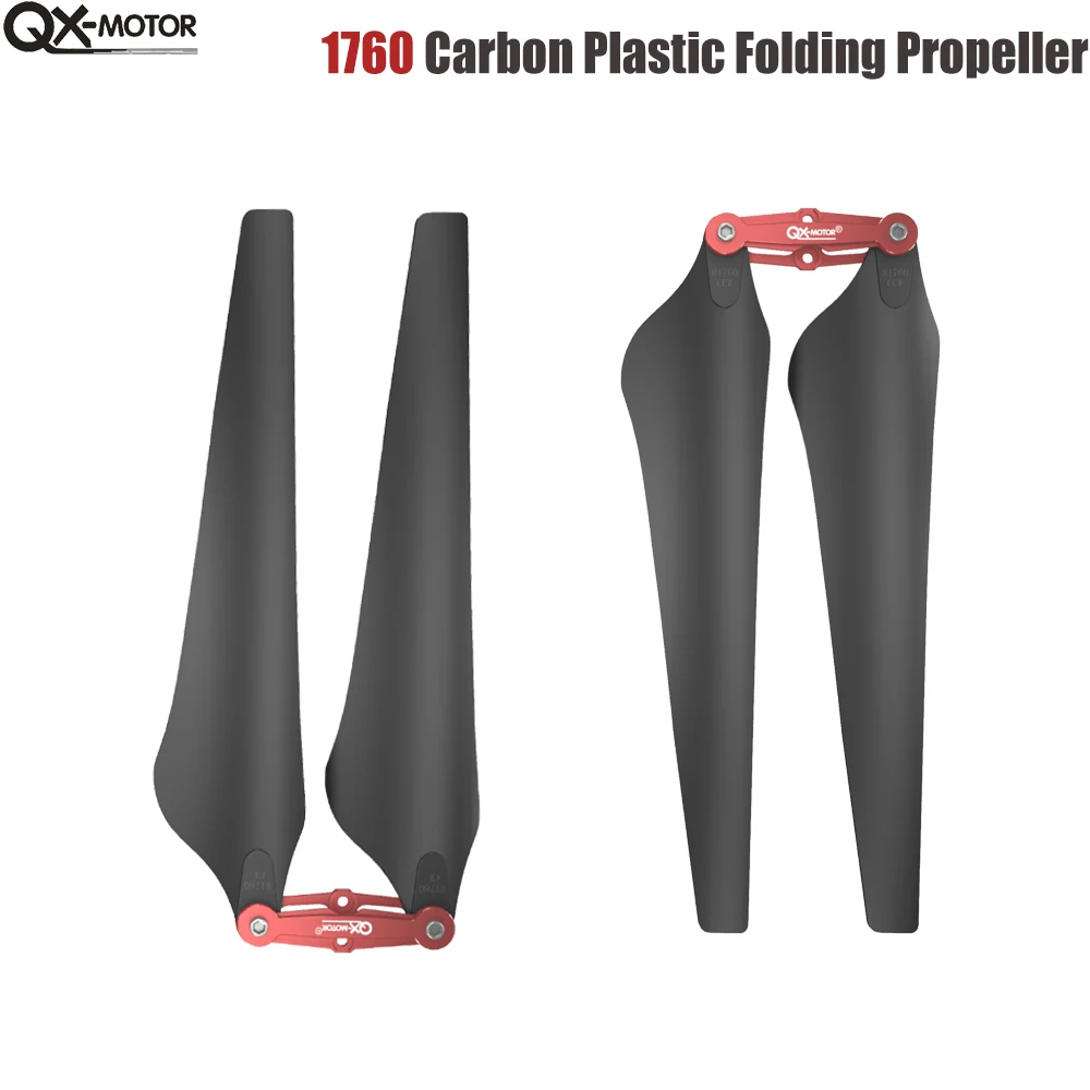 

QX-MOTOR Carbon Fiber Folding Propeller 1552 1760 15inch 17inch CW CCW For DJI S800 S900 S1000 EVO Multicopter Drone FPV Racing