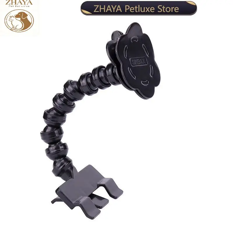 ZHAYA Pet Selfie Stick Phone Holder Clip Treat Lure Cat Dog Attention Camera Accessory Fun Photo Shooting Tool Stand Mount