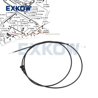Cable de liberación de bloqueo de capó para Mitsubishi Pajero Montero 2006-2021 V85W V87W V88W V93W V95W V96W V97W V98W 5910A108