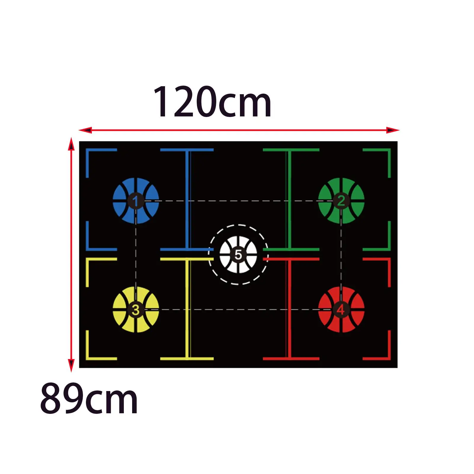 Баскетбольный тренировочный коврик, нескользящий тренировочный коврик для баскетбольного подъема для детей