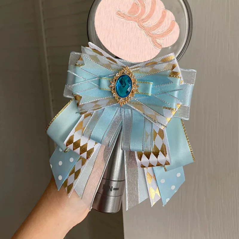 

Броши-бантики в стиле Лолита для женщин и девочек, аксессуары для униформы и рубашек, цветы для воротников, украшения ручной работы, светящиеся палочки для концертов, бантики