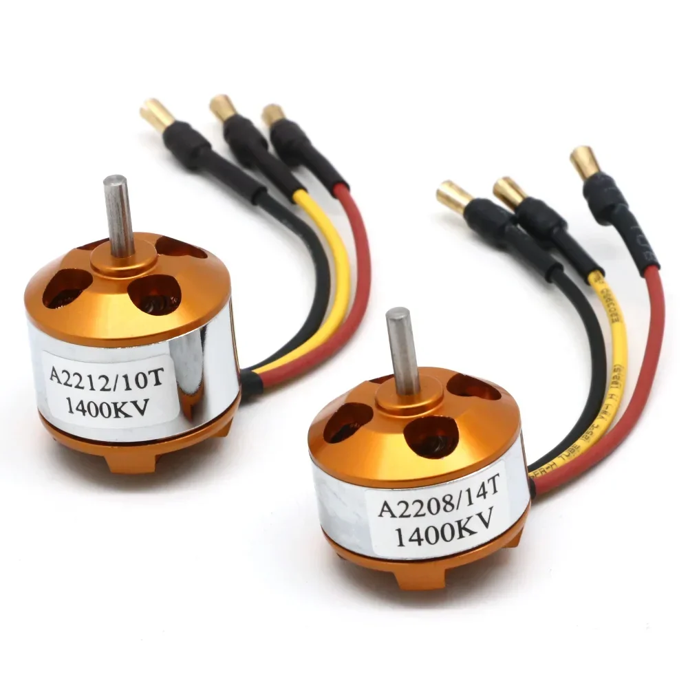 A2212 A2208 Brushless Motor 930KV 1000KV 1400KV 2200KV 2700KV For RC Aircraft Plane Multi-copter Brushless Outrunner Motor