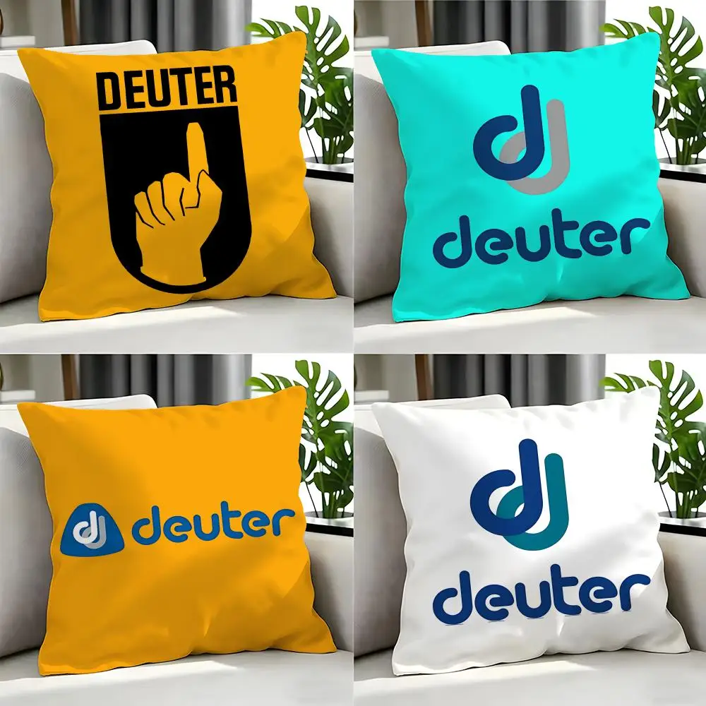 Capa de almofada Deuter para exterior, conjunto de 4 peças, 50x50, 45x45, 40x40, capa de almofada decorativa para sofá, decoração de casa