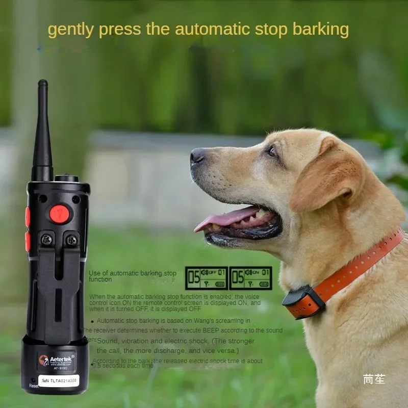 Aetertek AT-919C Transmitter Replacement, Remote, Handset, Waterproof, Rechargeable Trainer, Dog Training