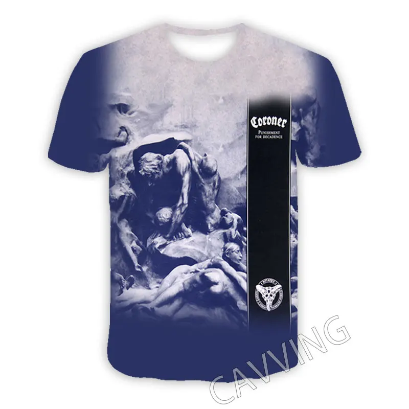 قمصان كافينج ثلاثية الأبعاد مطبوعة فرقة عادية تي شيرت الهيب هوب تي شيرت Harajuku أنماط بلايز ملابس للرجال/النساء